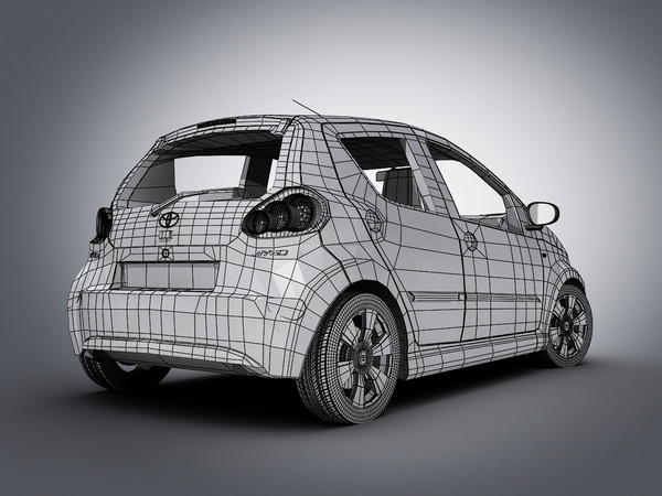 max toyota car - Toyota Aygo (2013) by Swan3DStudios